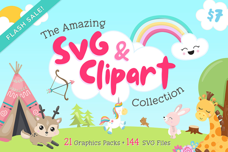 The Amazing Svg And Clipart Collection By Thehungryjpeg Thehungryjpeg Com