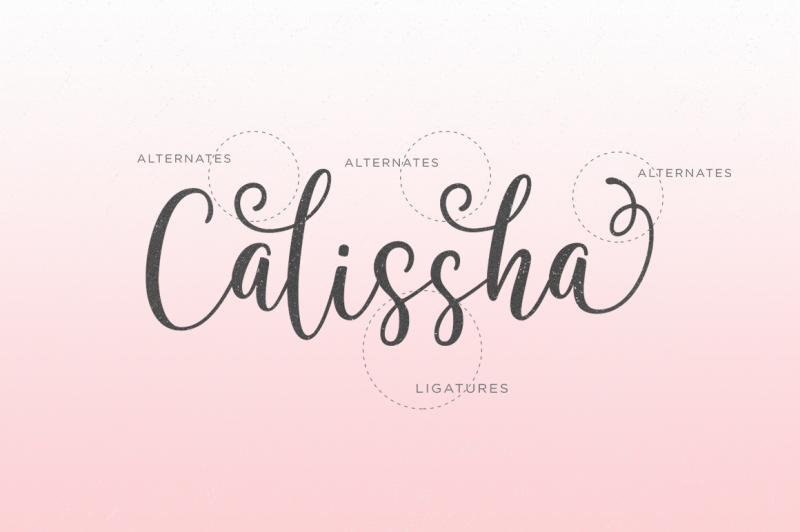 Free Calissha Duo Script Fonts