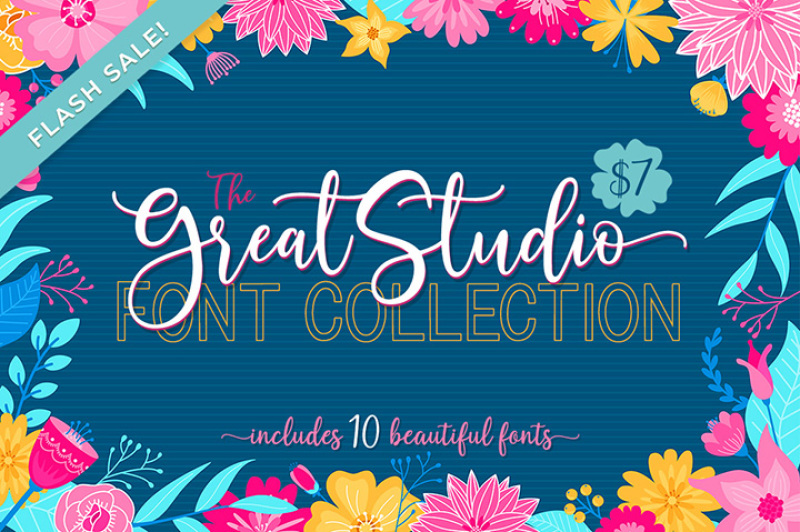 The Greatstudio Pua Font Collection By Thehungryjpeg Thehungryjpeg Com