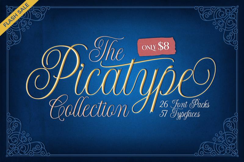 The Picatype Collection By Thehungryjpeg Thehungryjpeg Com