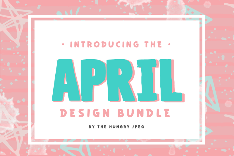 The April Bundle By Thehungryjpeg Thehungryjpeg Com