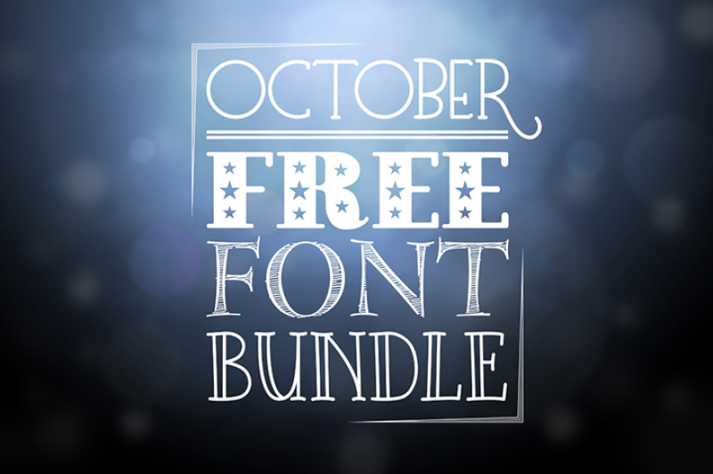 The October Free Font Bundle By Thehungryjpeg Thehungryjpeg Com