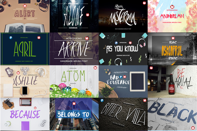 The Magic 75 Fonts Bundle By Thehungryjpeg Thehungryjpeg Com