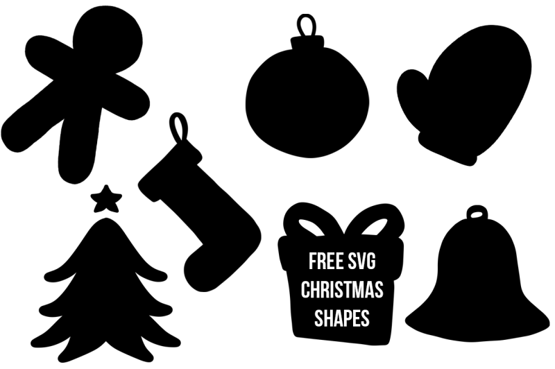 Download Free Christmas Shapes By Thehungryjpeg Thehungryjpeg Com