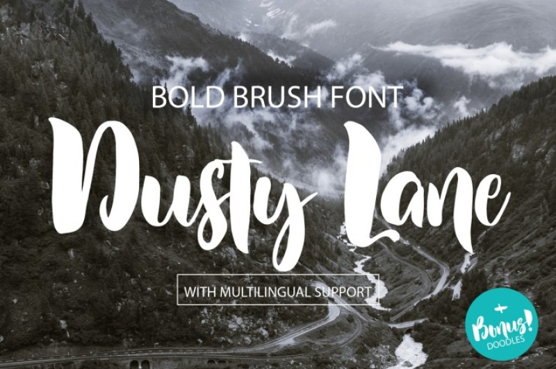 Free Dusty Lane Handwritten Brush Font By Thehungryjpeg Thehungryjpeg Com