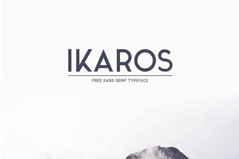 Free Font Ikaros Typeface By Thehungryjpeg Thehungryjpeg Com