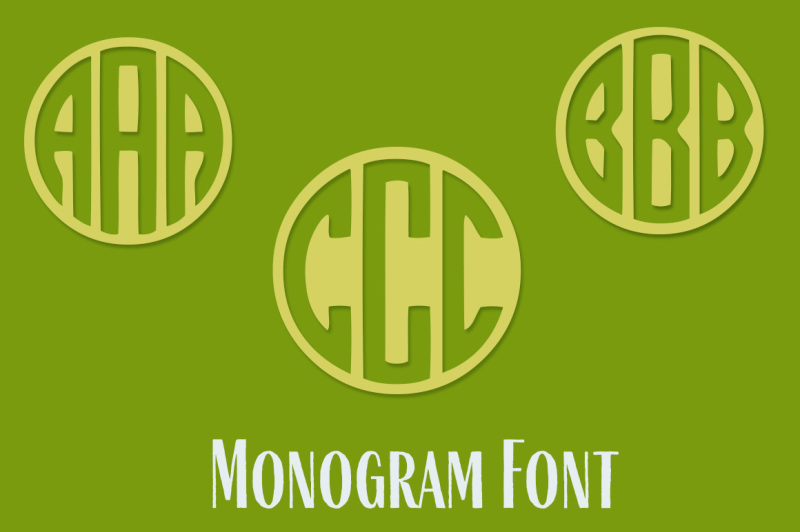 Download Free Monogram Font By Thehungryjpeg Thehungryjpeg Com