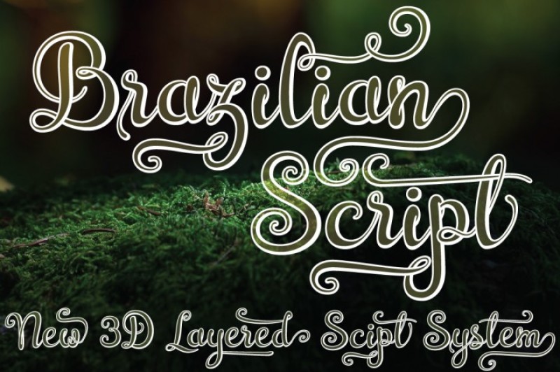 Free Brazilian Script By Thehungryjpeg Thehungryjpeg Com