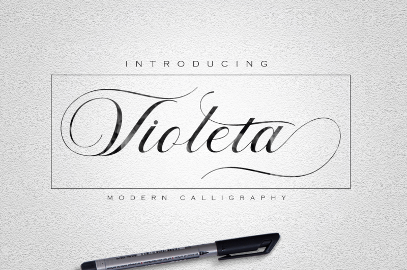 Free Violeta Typeface By Thehungryjpeg Thehungryjpeg Com
