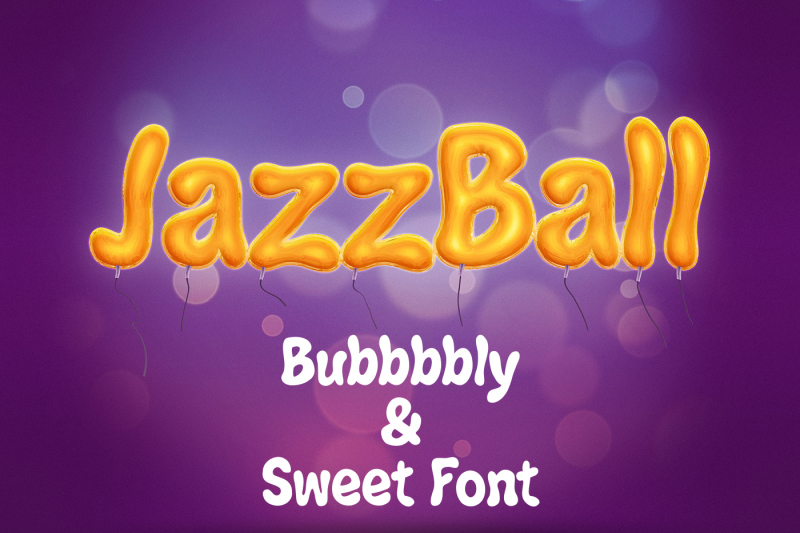 Jazzball Font By Thehungryjpeg Thehungryjpeg Com