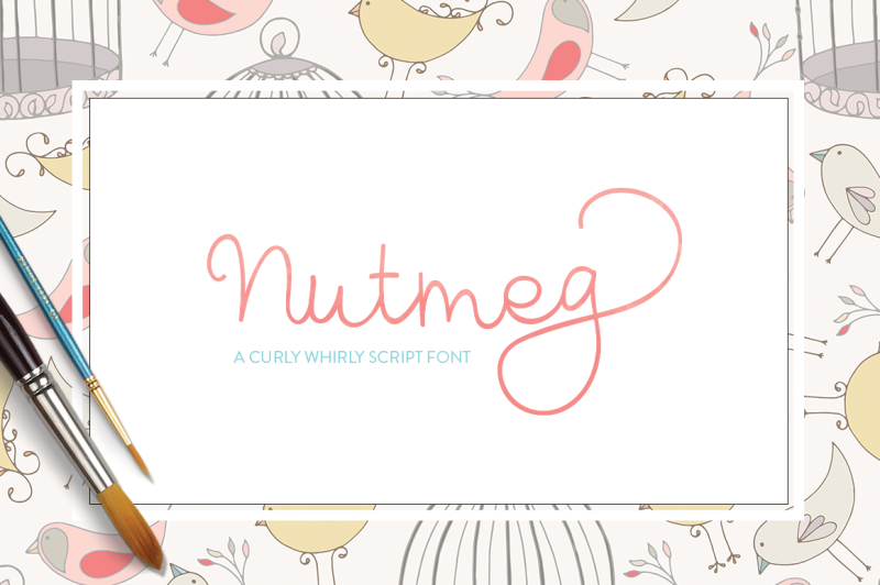 Free Nutmeg Script By Thehungryjpeg Thehungryjpeg Com