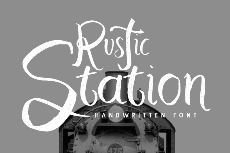 Rustic Station Handwritten Font By Thehungryjpeg Thehungryjpeg Com