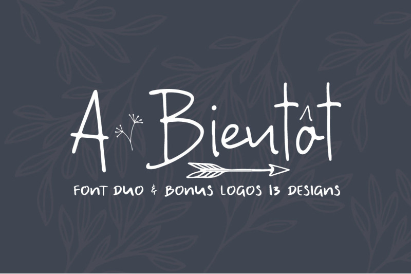 Free A Bientot Font By Thehungryjpeg Thehungryjpeg Com
