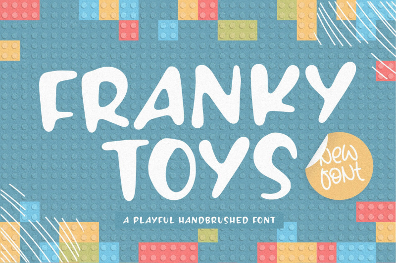 FREE FRANKY TOYS | Playful Handbrushed Font By TheHungryJPEG ...