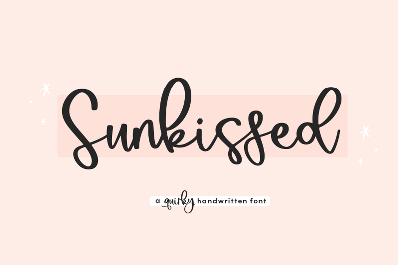 FREE Sunkissed - Handwritten Script Font By TheHungryJPEG | TheHungryJPEG