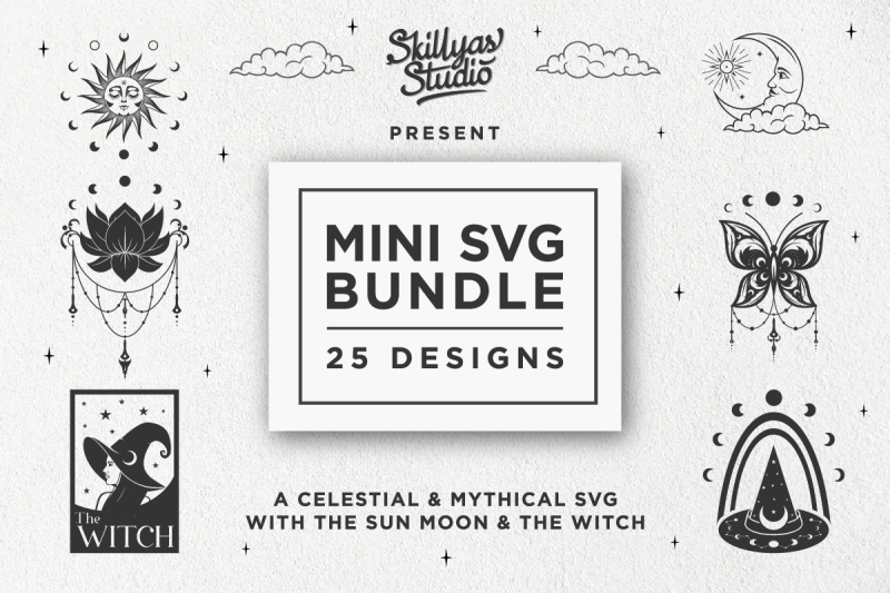 FREE Celestial & Mythical SVG Bundle By TheHungryJPEG | TheHungryJPEG