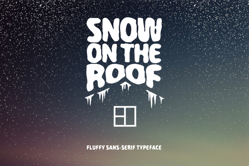 Free Snow On The Roof Font By Thehungryjpeg Thehungryjpeg Com