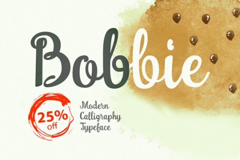 Free Bobbie Typeface Personal By Thehungryjpeg Thehungryjpeg Com