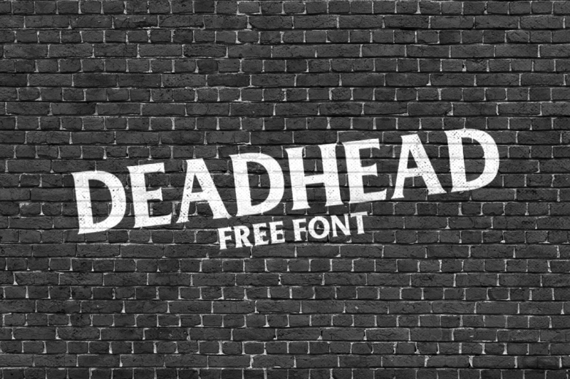 Free Deadhead Font By Thehungryjpeg Thehungryjpeg Com