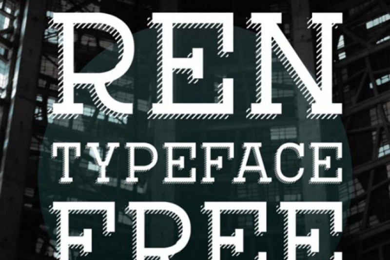 Free Ren Typeface By Thehungryjpeg Thehungryjpeg Com