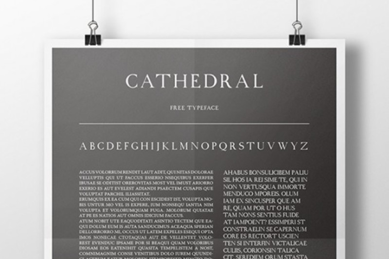 Free Cathedral Font By Thehungryjpeg Thehungryjpeg Com