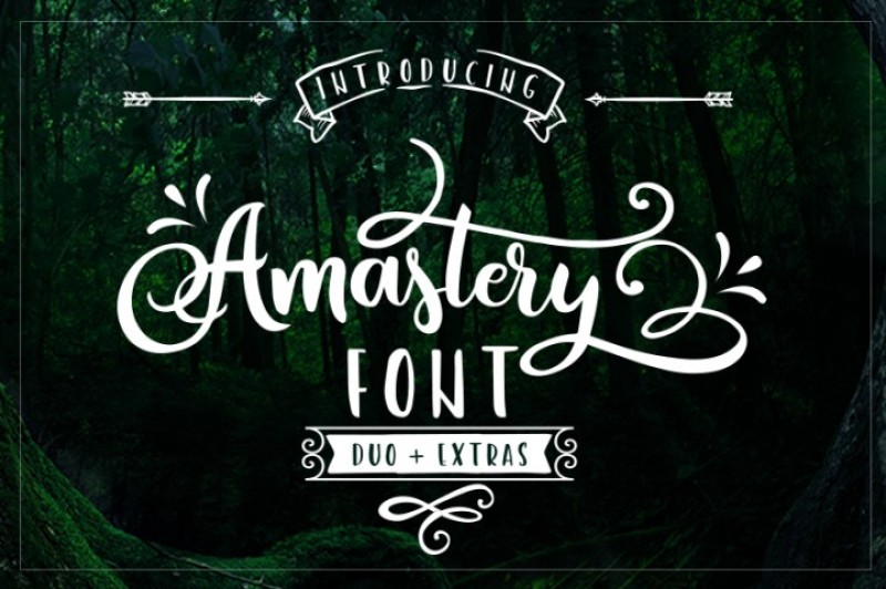 Free Amastery Font Duo By Thehungryjpeg Thehungryjpeg Com