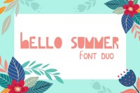 Free Hello Summer Cutout Font By Thehungryjpeg Thehungryjpeg Com
