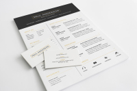 Free Resume Cover Letter Business Cards Templates By Thehungryjpeg Thehungryjpeg Com