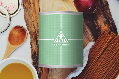 FREE Canned Jar Mockup