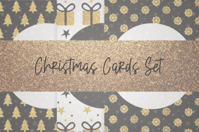 FREE Christmas Card Set - Merry Christmas and Happy New Year