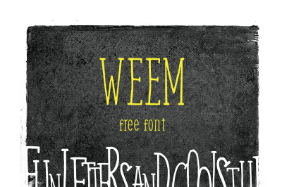 FREE Weem Font