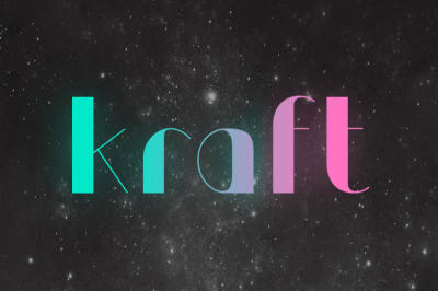 Free Font: Kraft Typeface