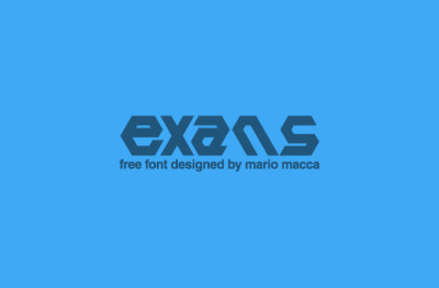 FREE Exans Font