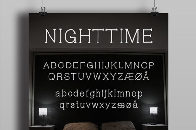 FREE Nighttime font