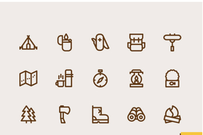 FREE Camping Icons
