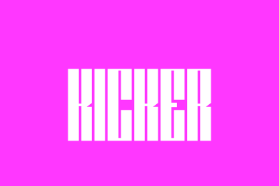 FREE Kicker Font