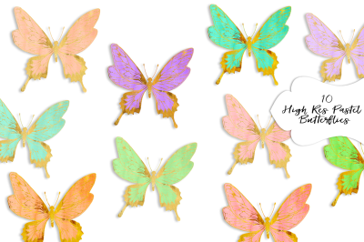 FREE Pastel Butterflies