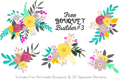 FREE Bouquet Builder #3