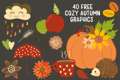 FREE Clipart Pack: Cozy Autumn