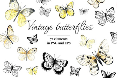 FREE Vintage Butterflies