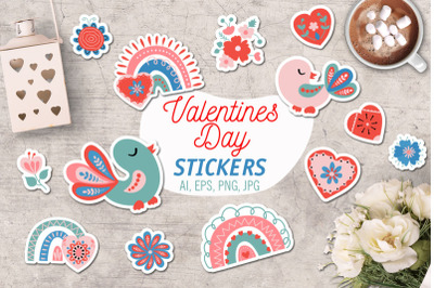 FREE Valentines Day Stickers