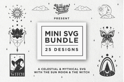 FREE Celestial &amp; Mythical SVG Bundle