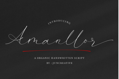 FREE Amanllor Handwritten Font