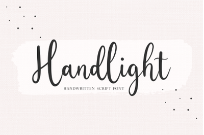 FREE Handlight Font