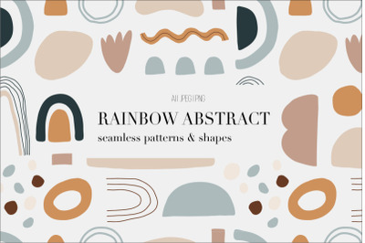 FREE Rainbow Abstract Patterns &amp; Shapes