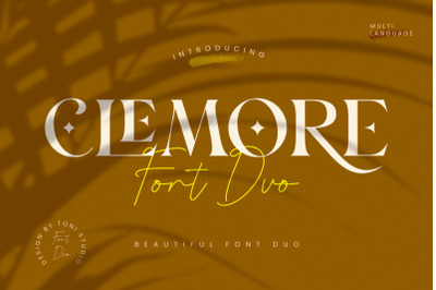 FREE Clemore Font Duo Font