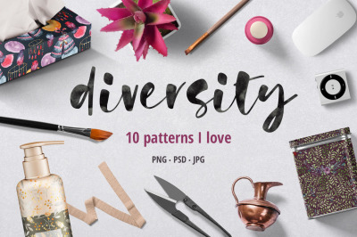 FREE Diversity Patterns Set