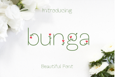 Free Bunga Font