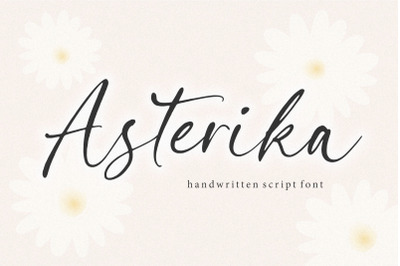 Asterika Handwritten Script Font