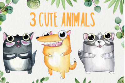 3 Cute animals